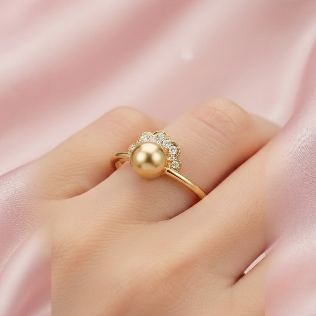 Crown Halo Accent Ring