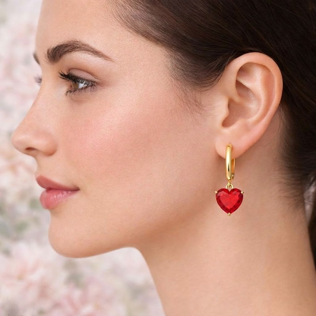 Classic Drop Hoop Earring