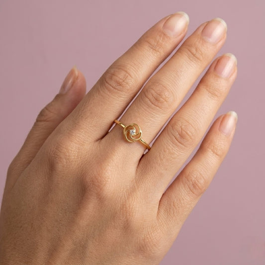 Flower Eternal Diamond Gold ring