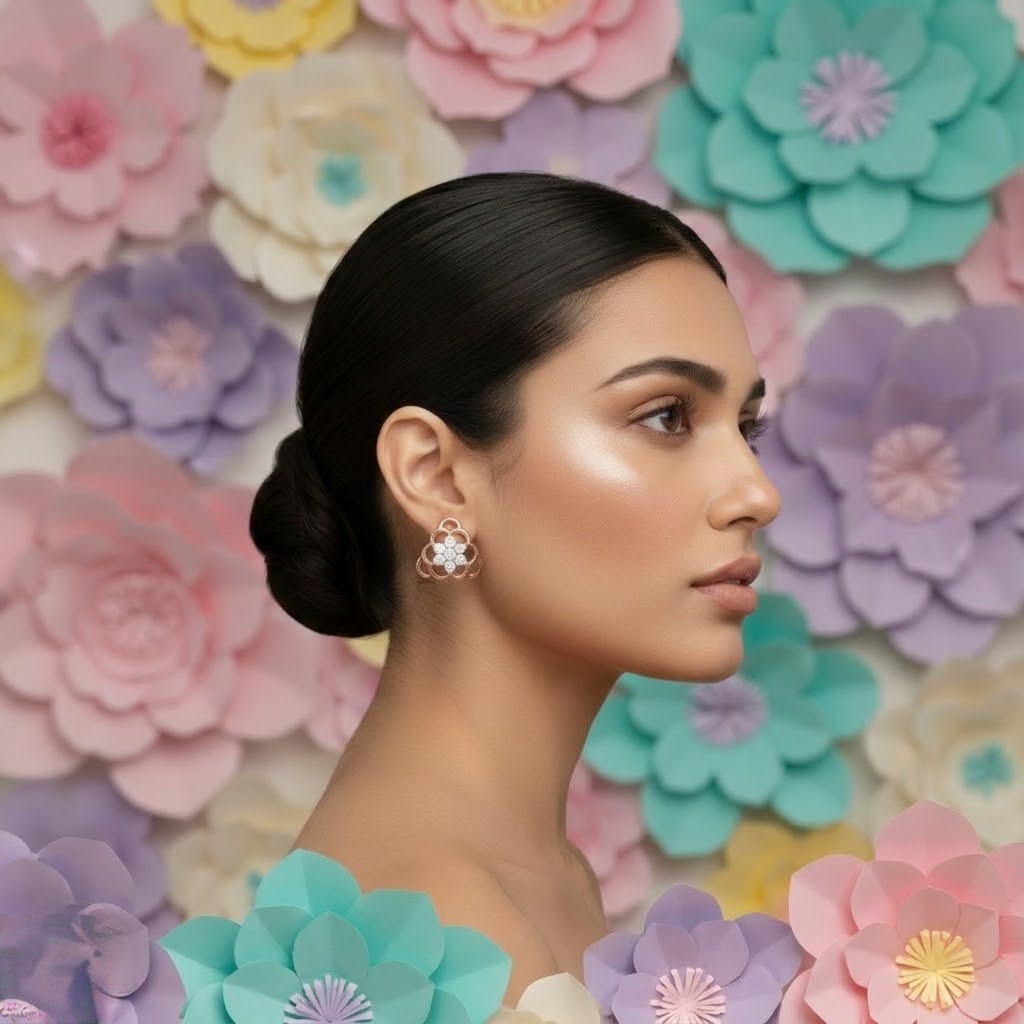 Elegant Floral Petal Earring