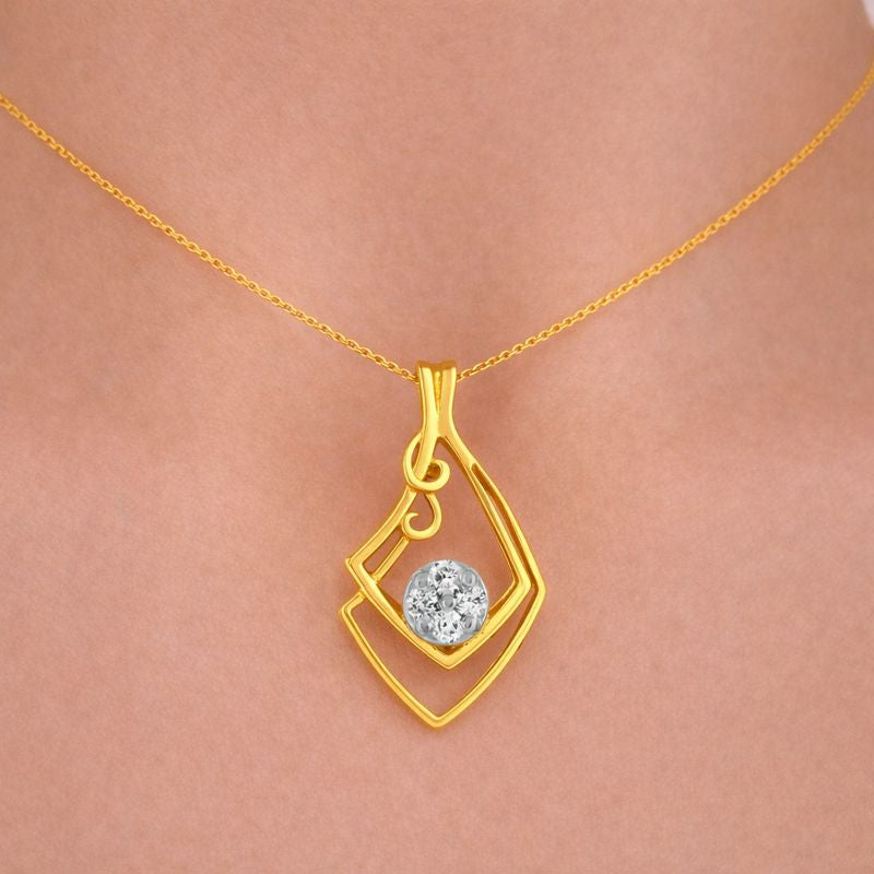 Knot of Brilliance Diamond Pendant