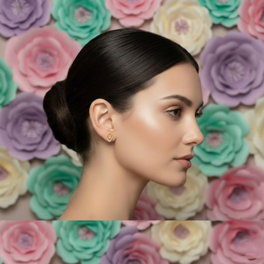 Layered Marquise Earring