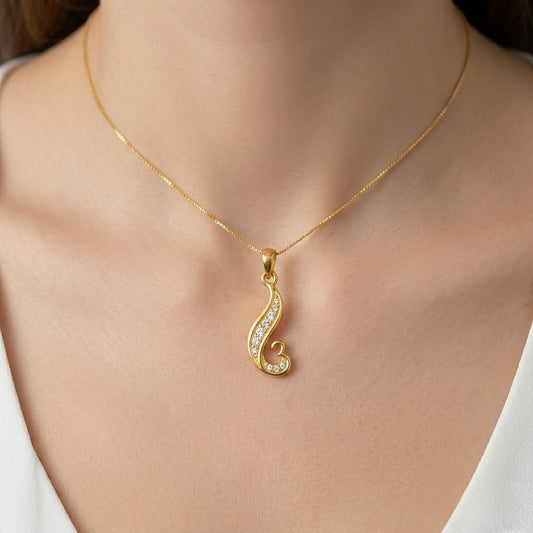 Paisley Curve Pendant