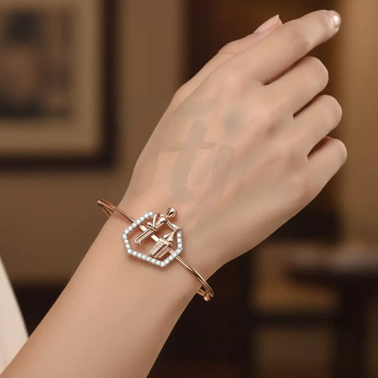 Caring Hands Eco Gold Bangle