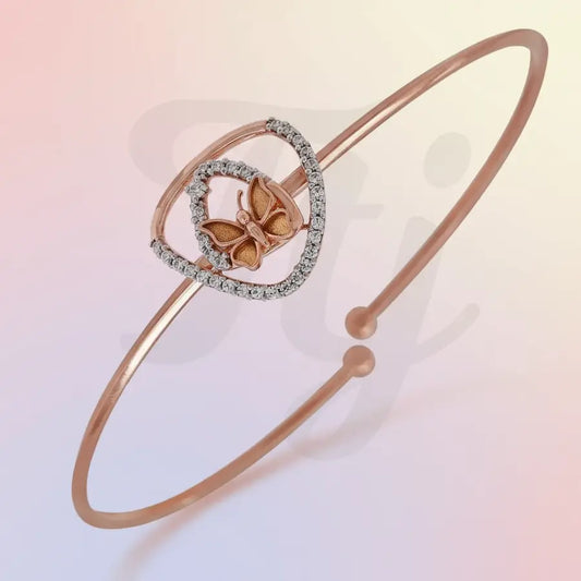 Butterfly Gold Bangle