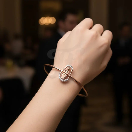 Inspiring Voices Gold Bangle