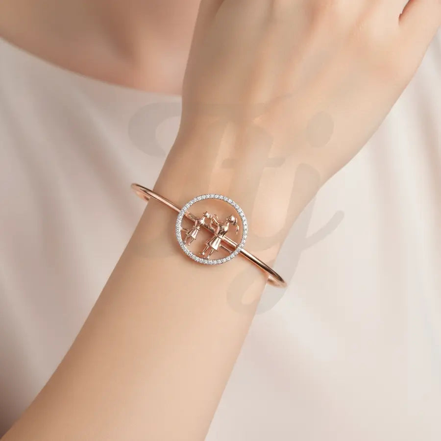 Tender Hair Ties Gold Bangle
