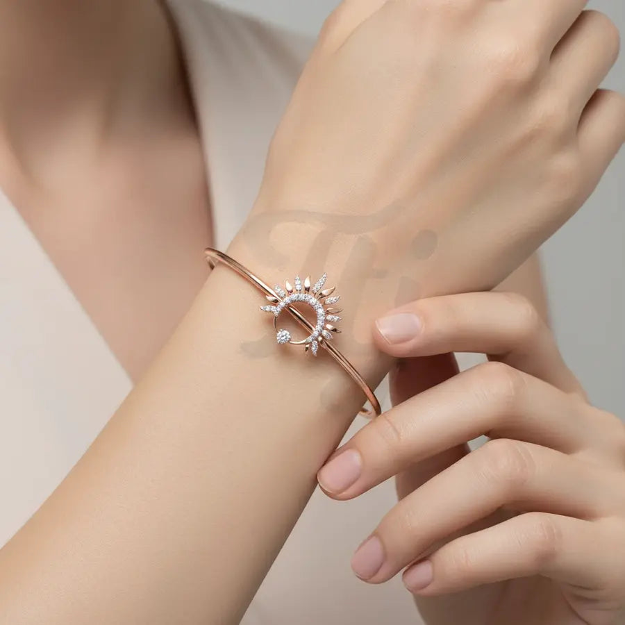 Golden Sunrise Radiance Gold Bangle