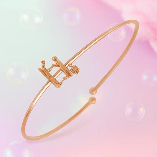 Cherished Family Bond Gold Bangle