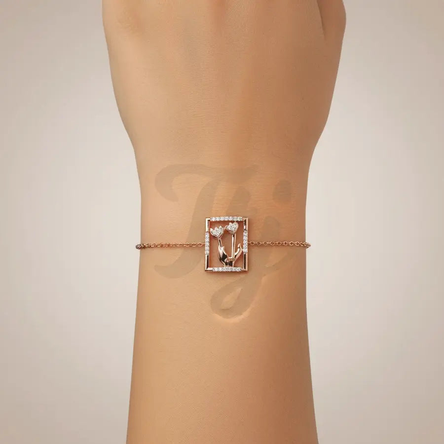 Shared Flower Moment Gold Bracelet