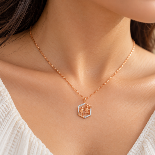 Shared Opportunities Gold chain and Pendant