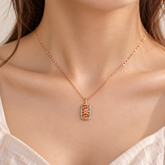 Brightest Blossom Day Gold Chain and Pendant