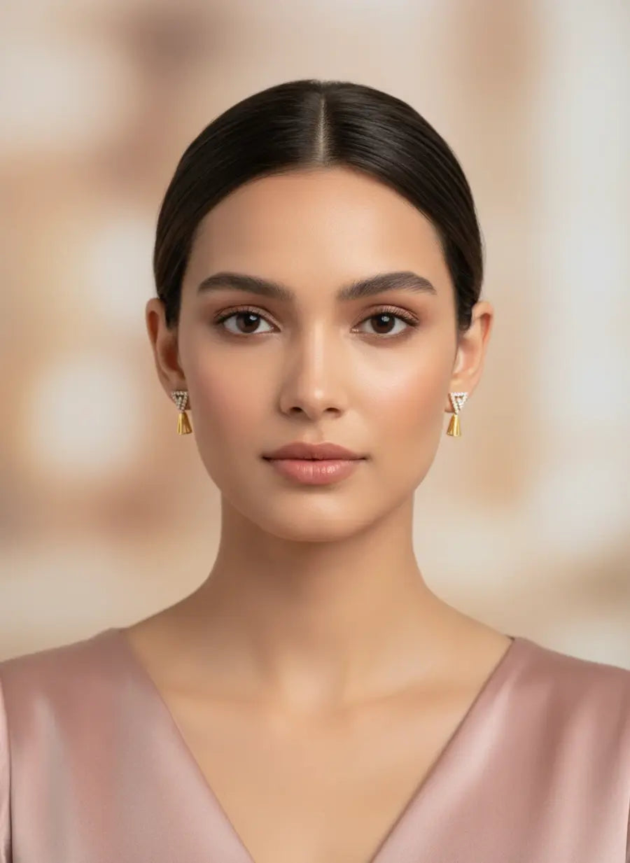 Golden Prism Earrings