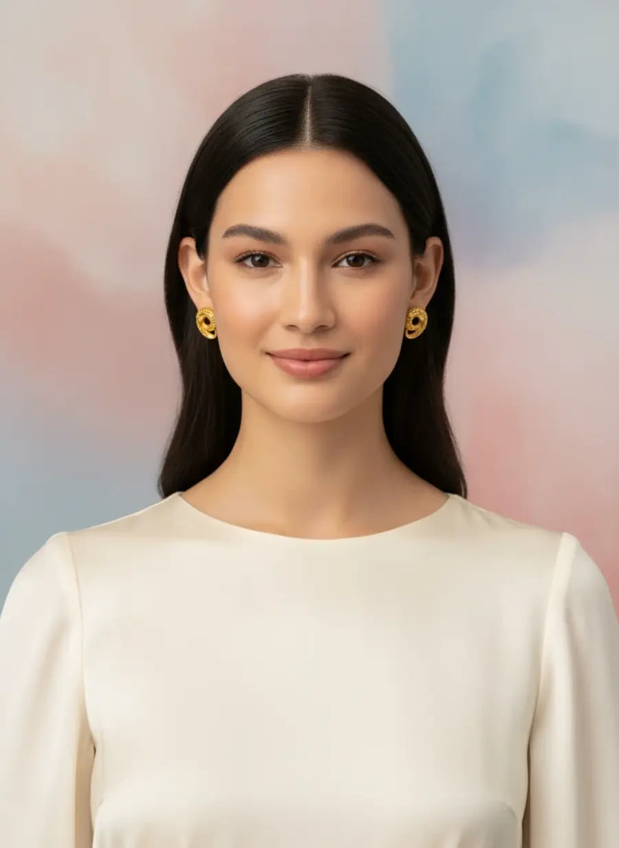 Eternal Bond Gold Earrings