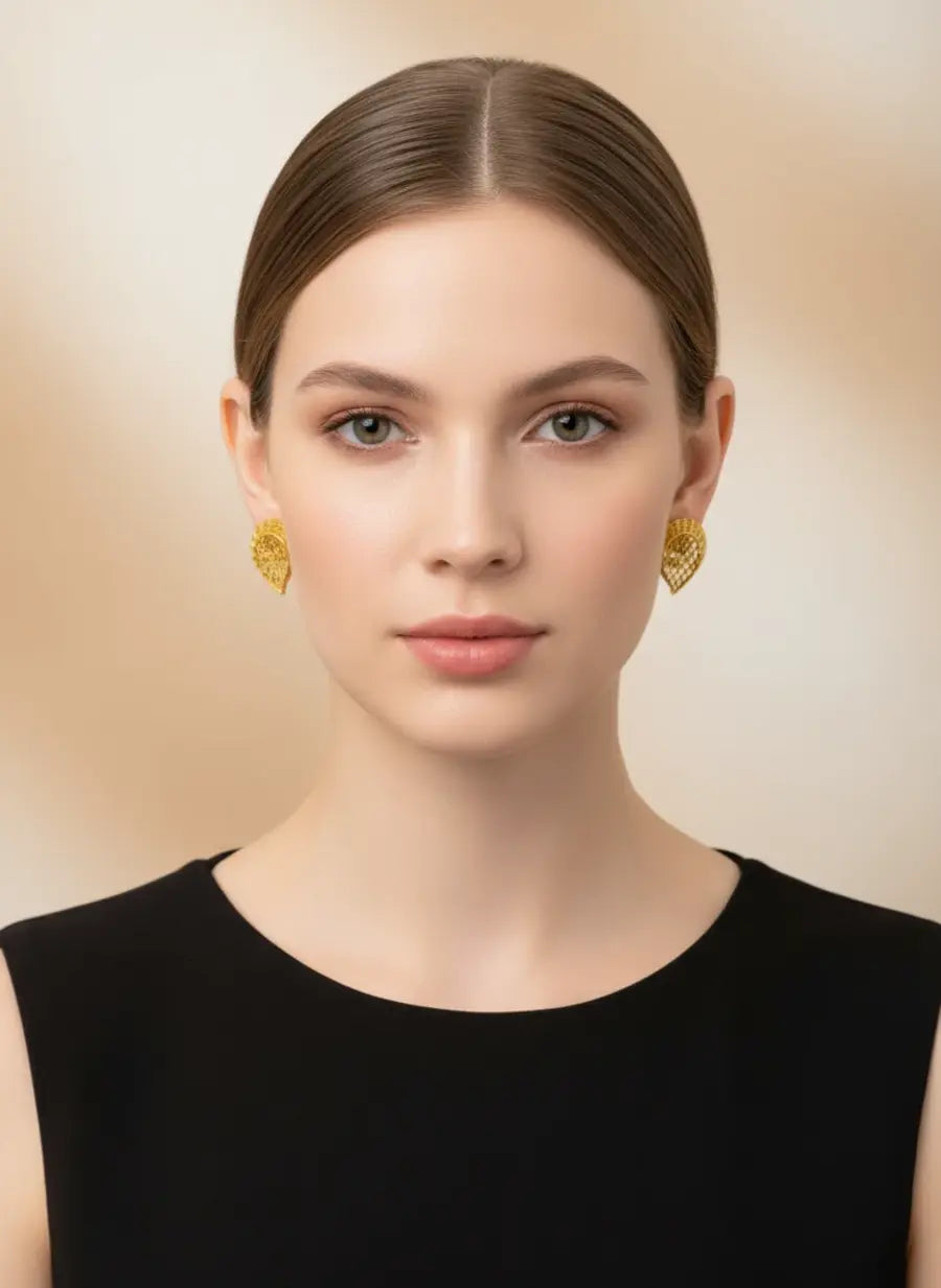 Golden Scale Earrings