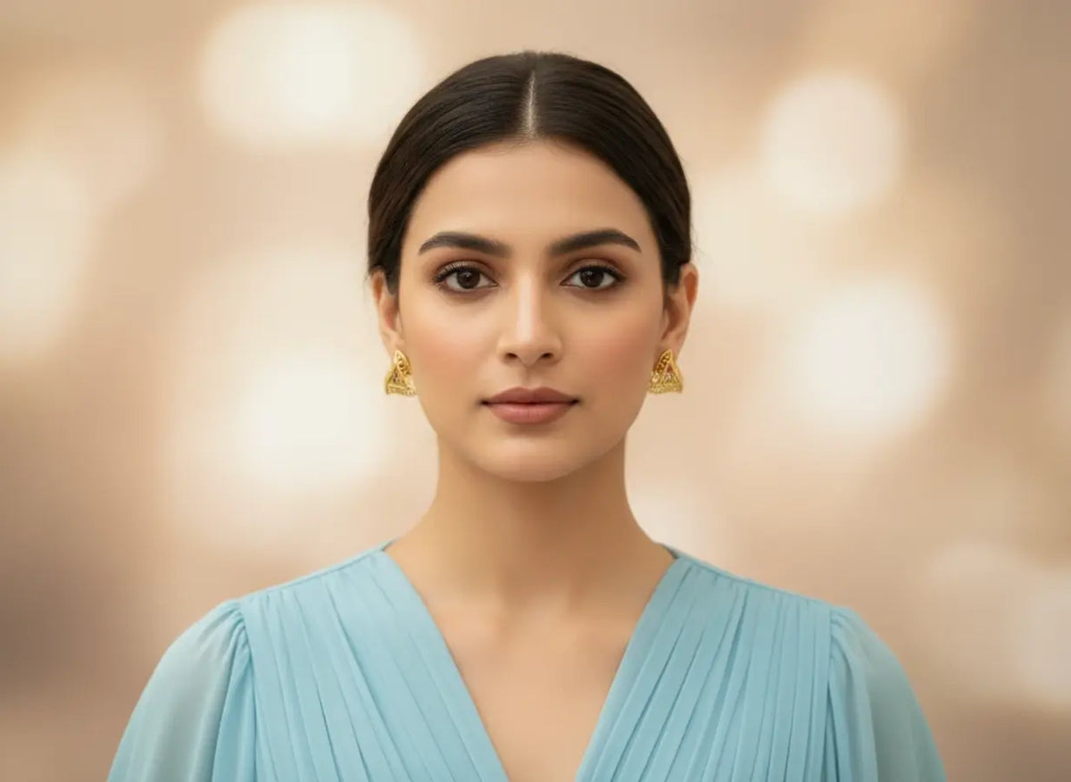 Golden Triangle Earrings