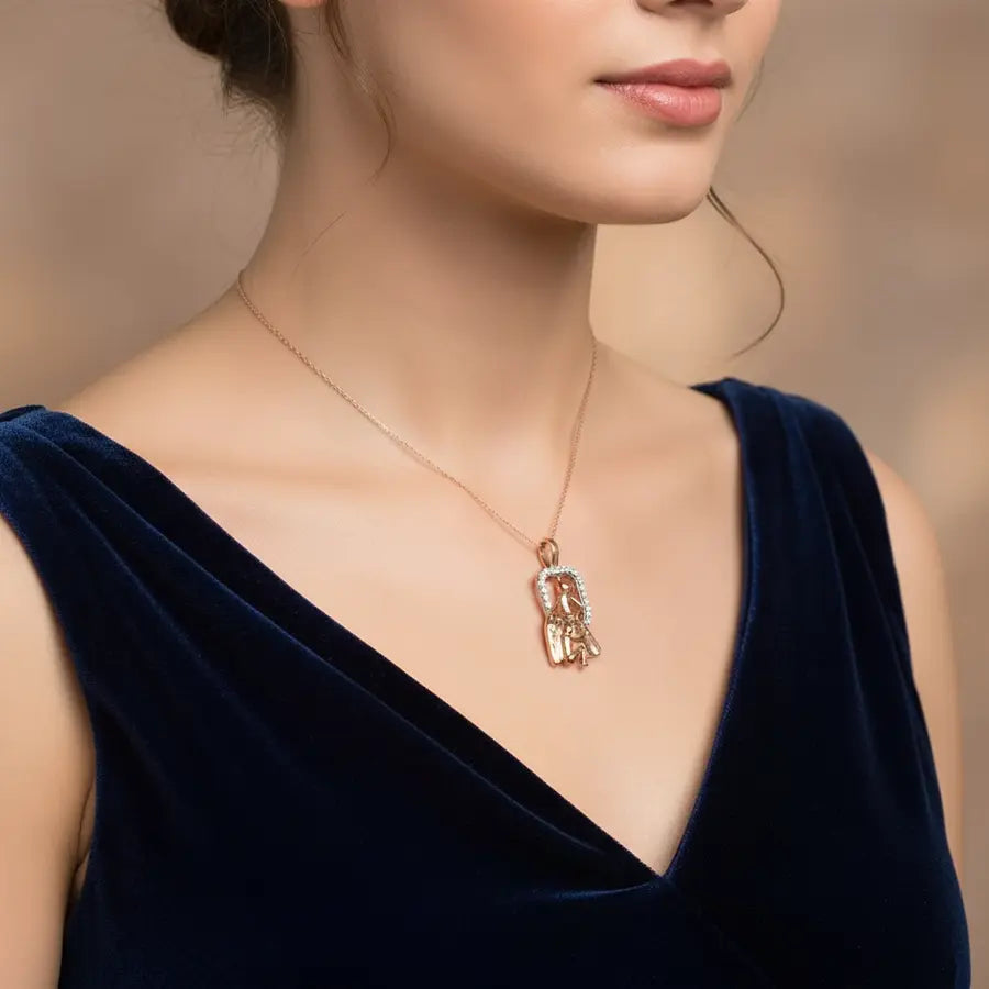 Blanket Of Love Gold Pendant