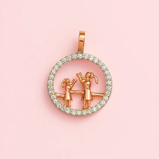 Raised Hands Joy Gold Pendant