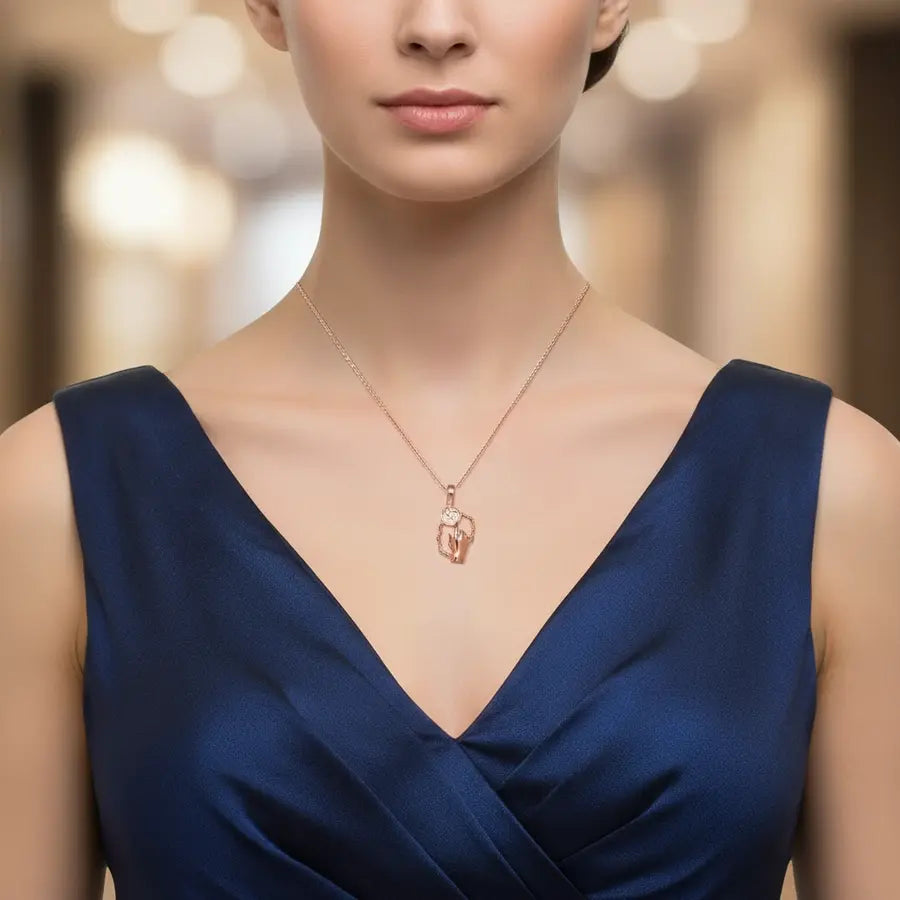 Point of Prosperity Gold Pendant