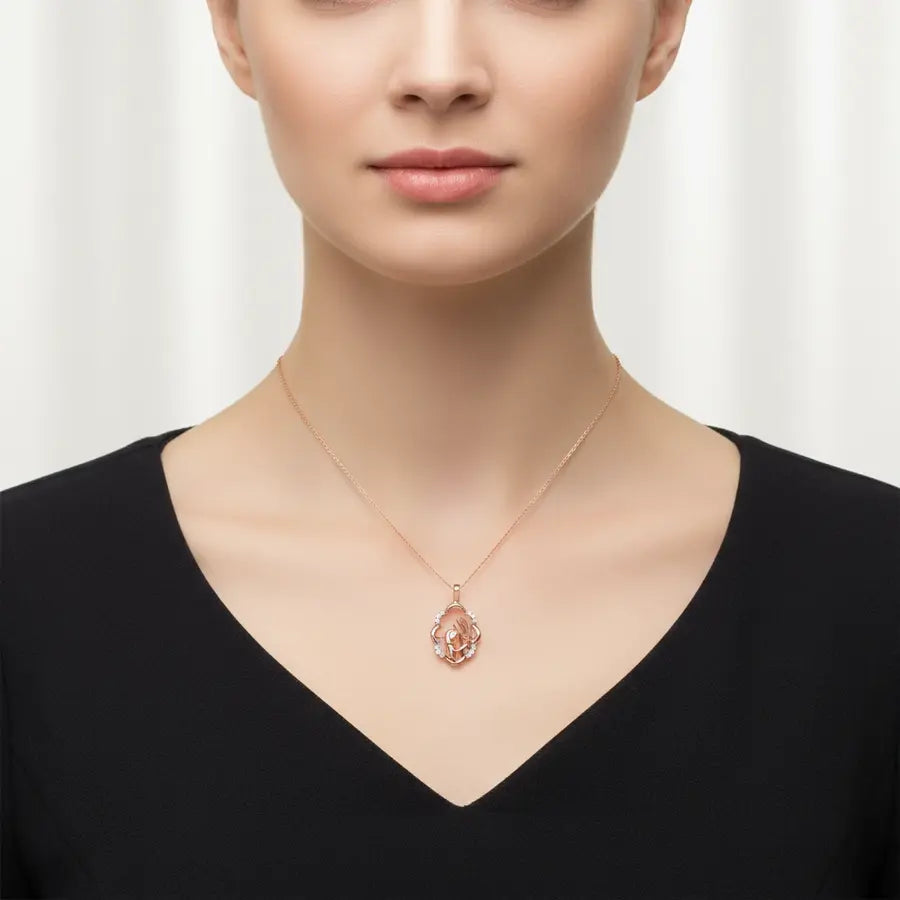 Blessing Hand Gold Pendant