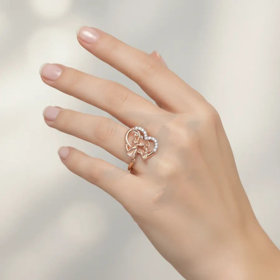 Friends Dancing Gold Ring