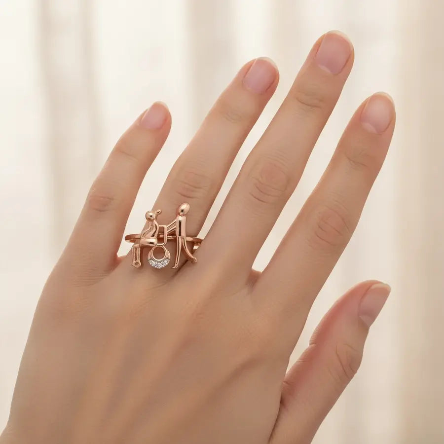 Caring Grandson Gold Ring