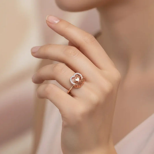 Giving Heart Gold Ring