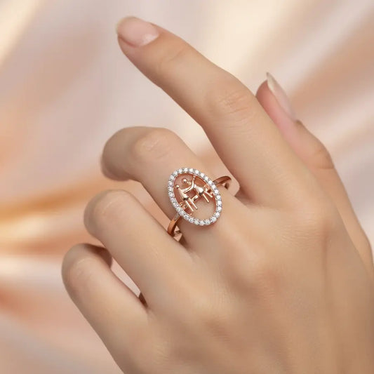 Forever Together Oval Gold Ring