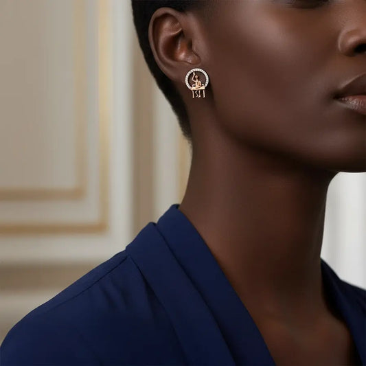 Curious Mind Gold Earrings