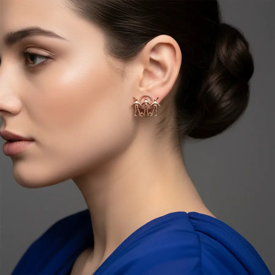 Friendship Gold Earrings