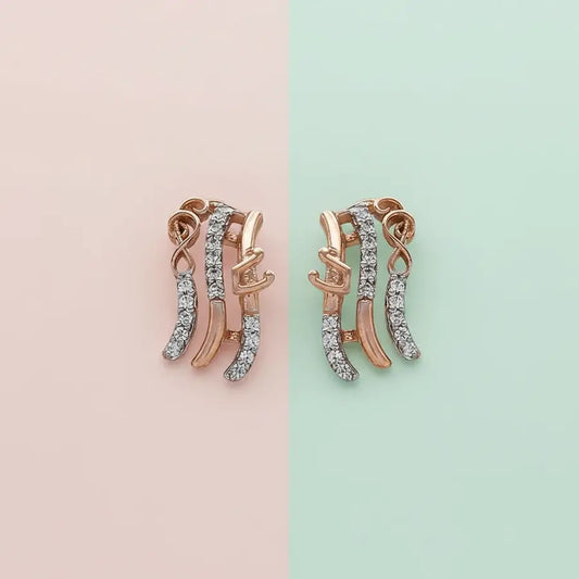 Music Symbols Gold Earrings