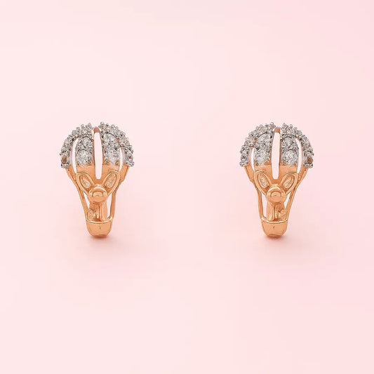 Air Balloon Gold Earrings