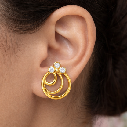 Swirl Stud Earrings