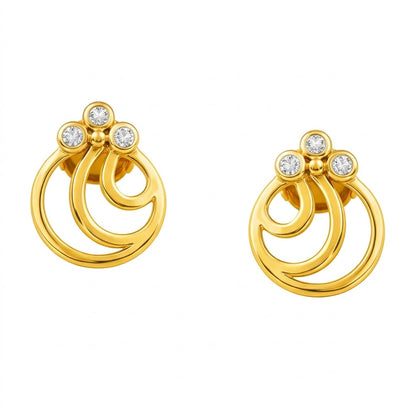 Swirl Stud Earrings