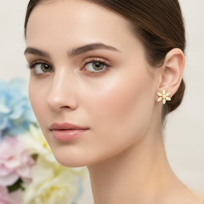 Bloom Radiance Diamond Earrings