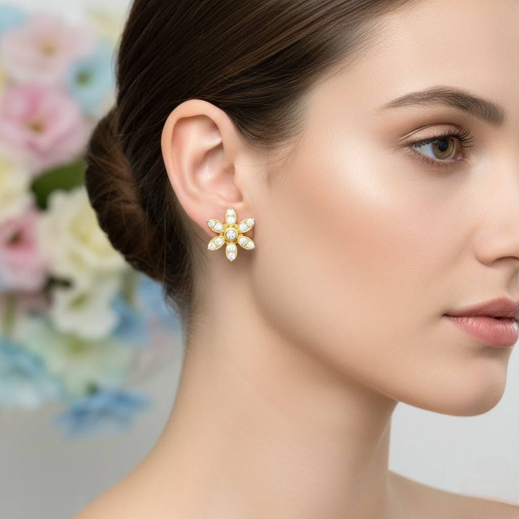 Bloom Radiance Diamond Earrings