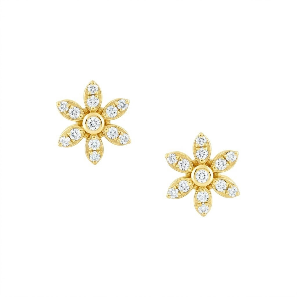 Bloom Radiance Diamond Earrings