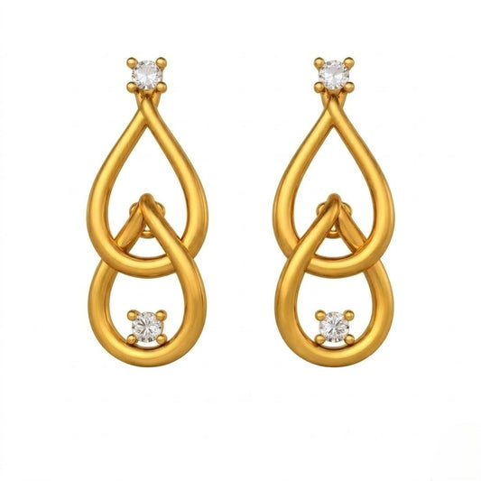 Twin Teardrop Earring