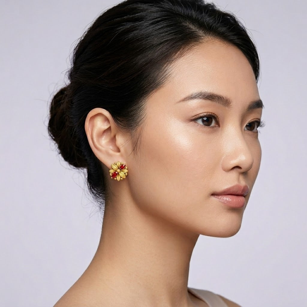 Dual Marquise Earring