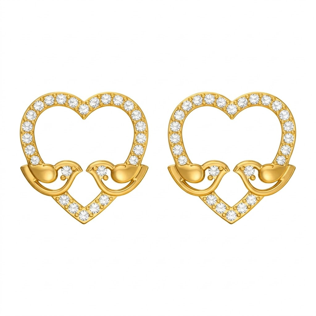 Royal Sun Disc Earring