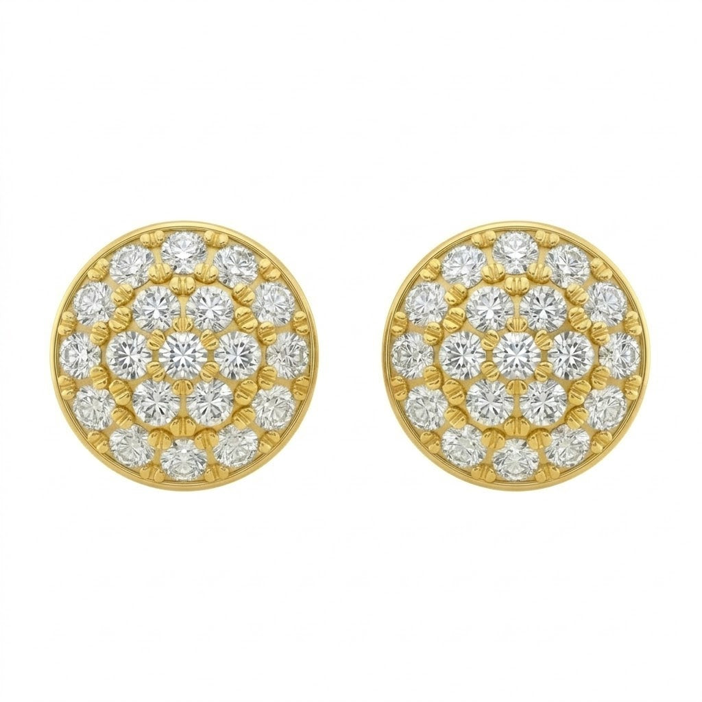 Classic Round Pavï¿½ Earring