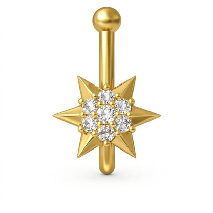 Starburst Radiance Nose Pin