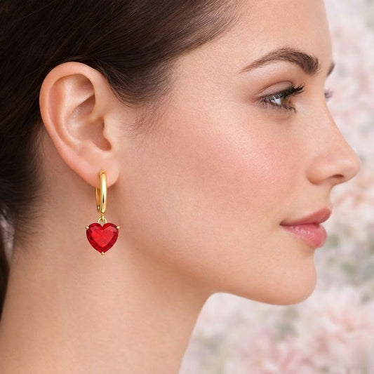Classic Drop Hoop Earring