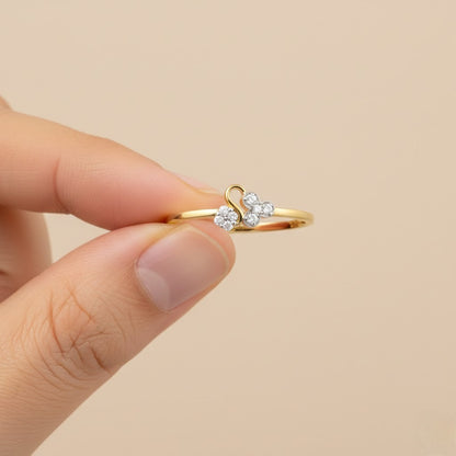 Floral Whirl Spark Ring