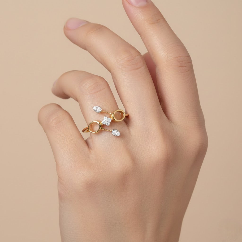 Celestial Loop Spark Ring