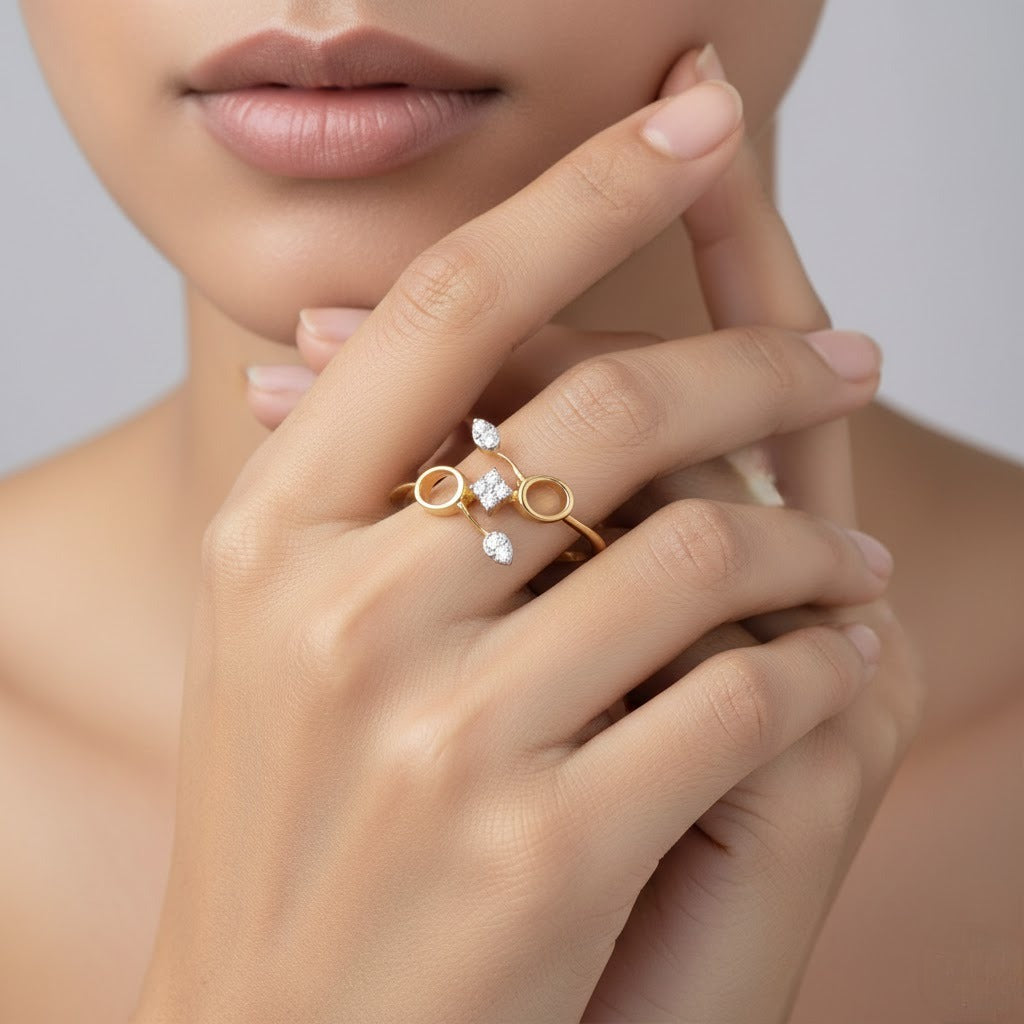 Celestial Loop Spark Ring