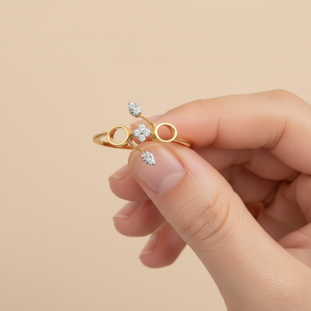 Celestial Loop Spark Ring