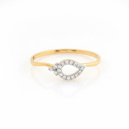 Teardrop Spark Aura Ring