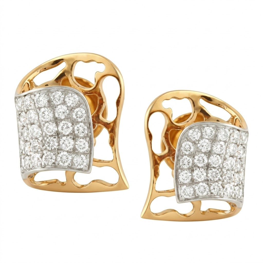Modern Square Shine Earring