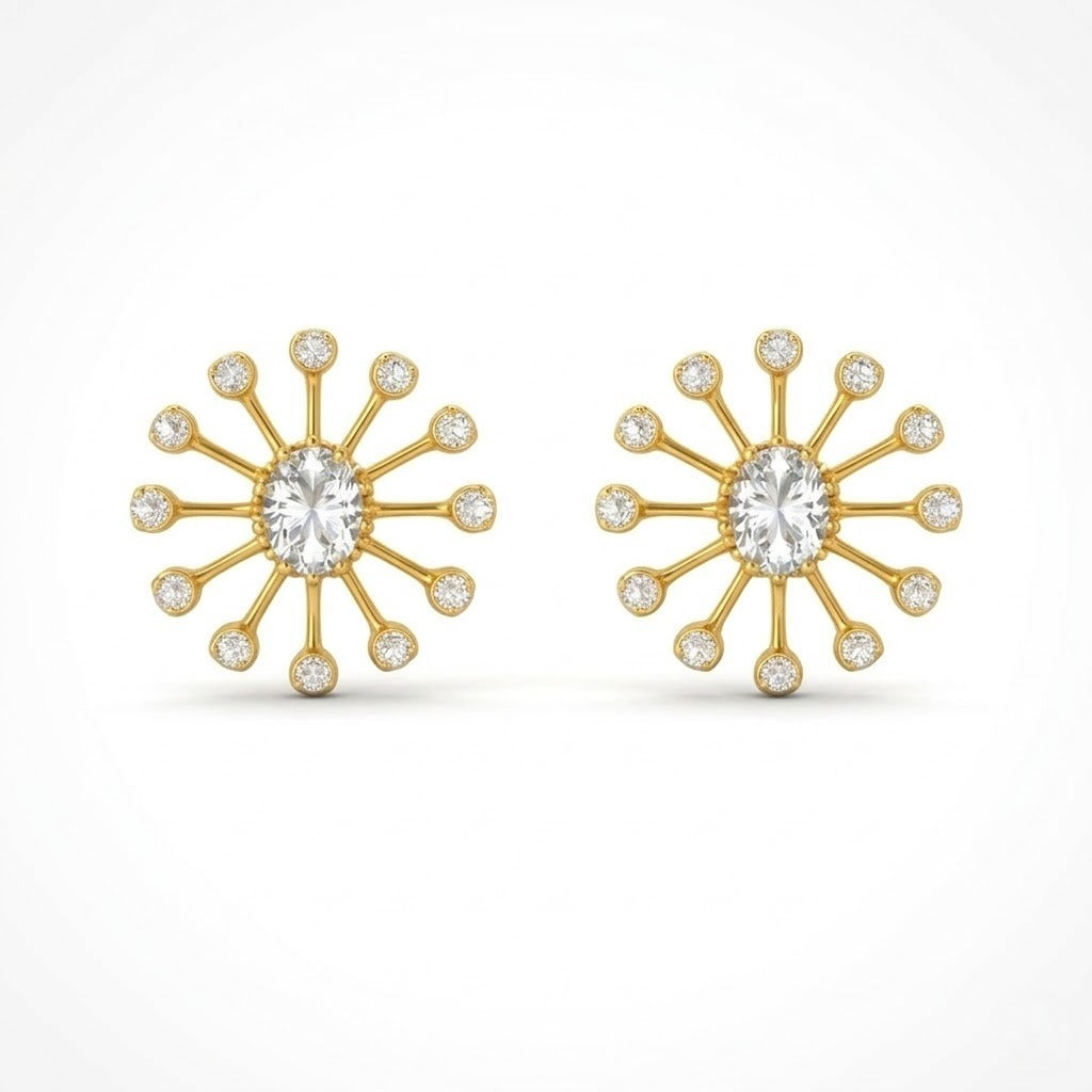 Radiant Sunburst Earring
